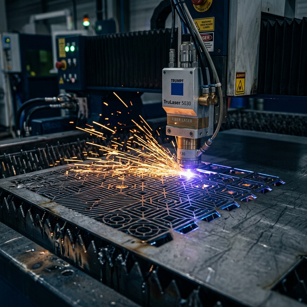 CNC laser cutting and precision metal fabrication services